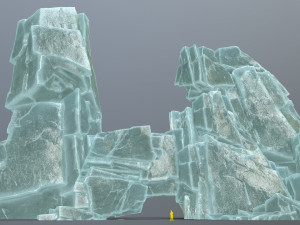 Ice rocks 3D Модель
