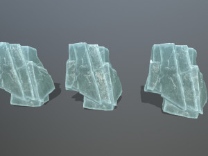 Ice rocks Modèle 3D