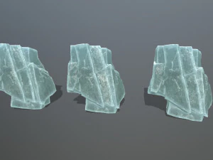 Ice rocks 3D Model