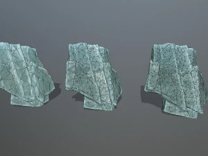 Ice rocks 3D Model