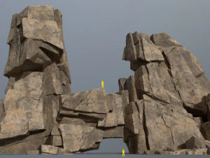 Rocce del deserto Modello 3D