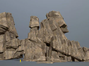 Desert rocks 3D Model