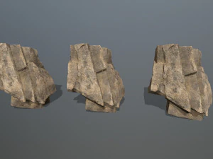 Desert rocks 3D Model