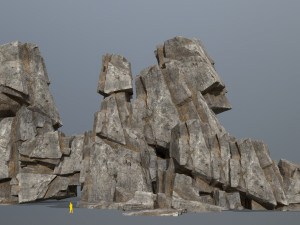 Desert rocks 3D Modell