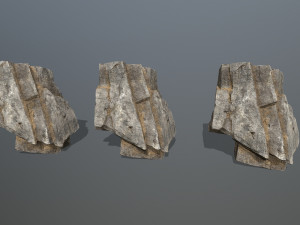 Desert rocks 3D Modell