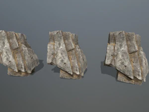 Desert rocks 3D Model