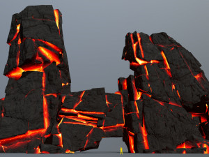 Lava rocks 3D Model