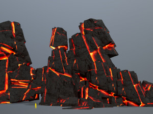 Lava rocks 3Dモデル