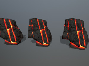 Lava rocks 3Dモデル