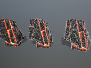 Lava rocks 3Dモデル