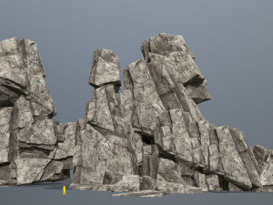 Cliff rocks 3D 模型
