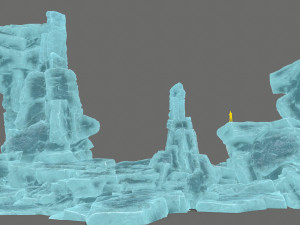 Ice rocks Modello 3D
