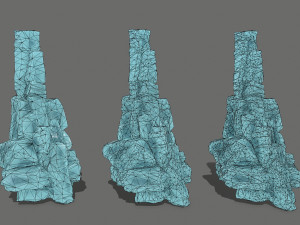Ice rocks 3D 모델