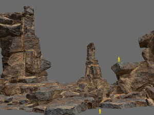 Desert rocks 3D Модель