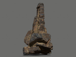 Desert rocks Model 3D