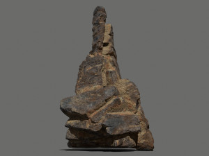 Desert rocks Model 3D