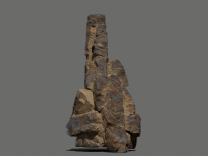 Desert rocks Model 3D