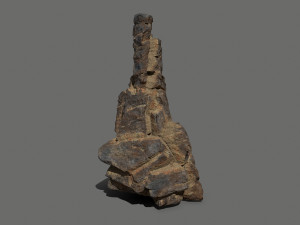Desert rocks Model 3D