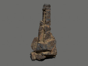 Desert rocks Model 3D