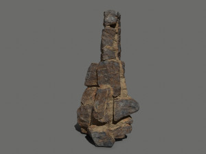 Desert rocks Model 3D