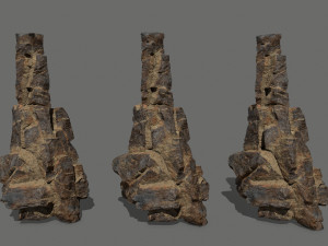 Desert rocks Model 3D