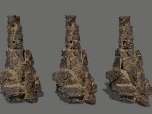 Desert rocks 3D Model