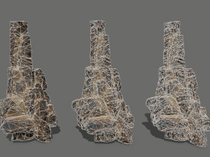 Desert rocks Model 3D
