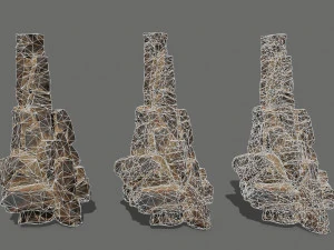 Desert rocks 3D Model
