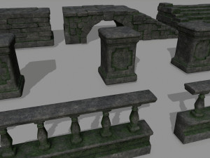 Old ruins 3D Model
