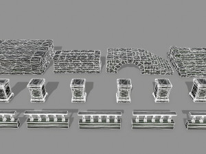 Old ruins 3D Model