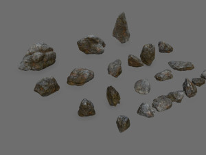 Rocks 3D Модель