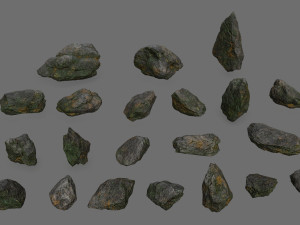 Cliff rocks 3D-Modell