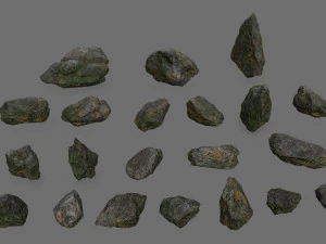 Cliff rocks 3D Model