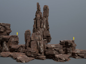 Desert rocks 3D Model