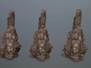 Desert rocks 3D Model
