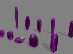Crystal set Modelo 3D