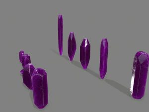 Crystal set 3D Model