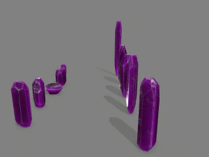 Crystal set 3D Model