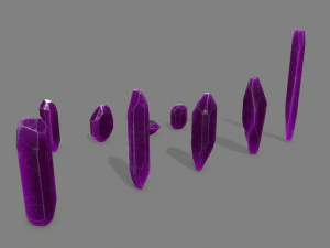 Crystal set 3D Model
