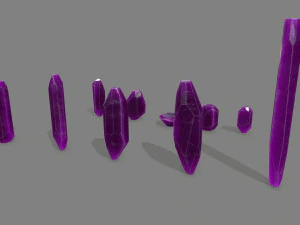 Crystal set 3D Model