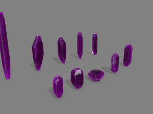 Crystal set 3D Model