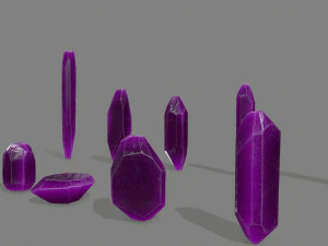 Crystal set 3D Model