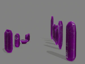Crystal set 3D Model