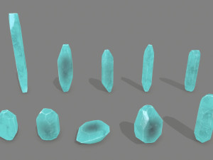 Crystal set 3D मॉडल
