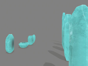 Crystal set 3D Modell