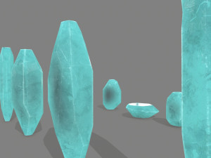 Crystal set 3D Modell