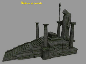 Руинный набор 3D Модель