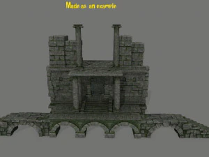 Ruin set 3D Model
