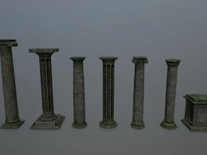 Ruin set 3D Model