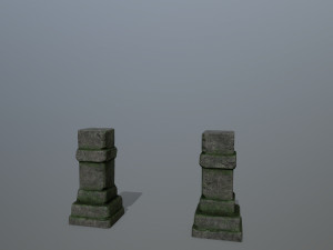 Ruin set 3D 模型